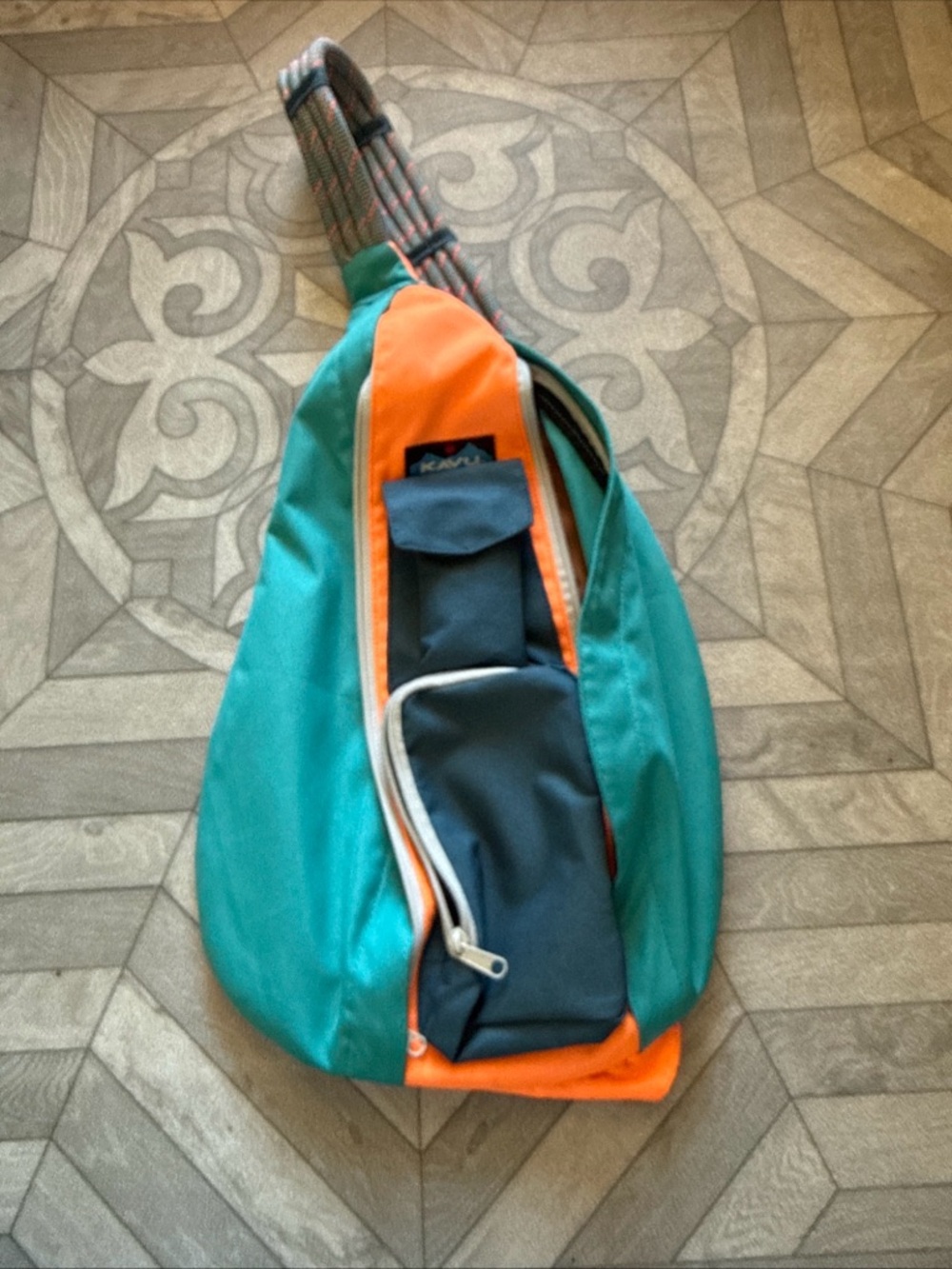 Kavu Teal, Orange & Blue Sling Pack